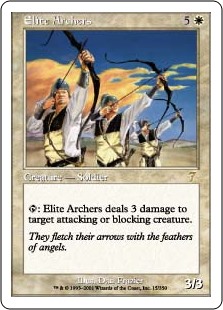 【Foil】(7ED-RW)Elite Archers/精鋭なる射手
