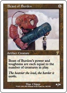 【Foil】(7ED-RA)Beast of Burden/役畜