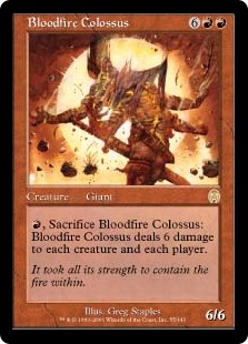 【Foil】(APC-RR)Bloodfire Colossus/沸血の巨像