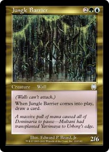 【Foil】(APC-UM)Jungle Barrier/ジャングルの障壁