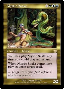 【Foil】(APC-RM)Mystic Snake/神秘の蛇