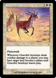 【Foil】(ODY-RW)Graceful Antelope/優雅なアンテロープ