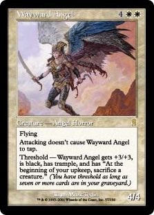 【Foil】(ODY-RW)Wayward Angel/むら気な天使