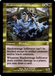 【Foil】(ODY-RM)Shadowmage Infiltrator/影魔道士の浸透者