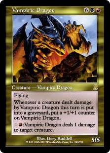 【Foil】(ODY-RM)Vampiric Dragon/吸血ドラゴン