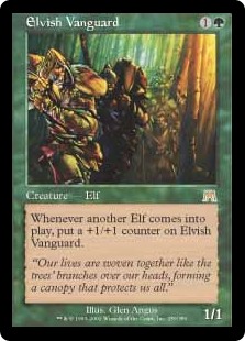 【Foil】(ONS-RG)Elvish Vanguard/エルフの先兵