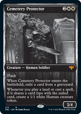 【Foil】(DBL-MW)Cemetery Protector/墓所の守護者